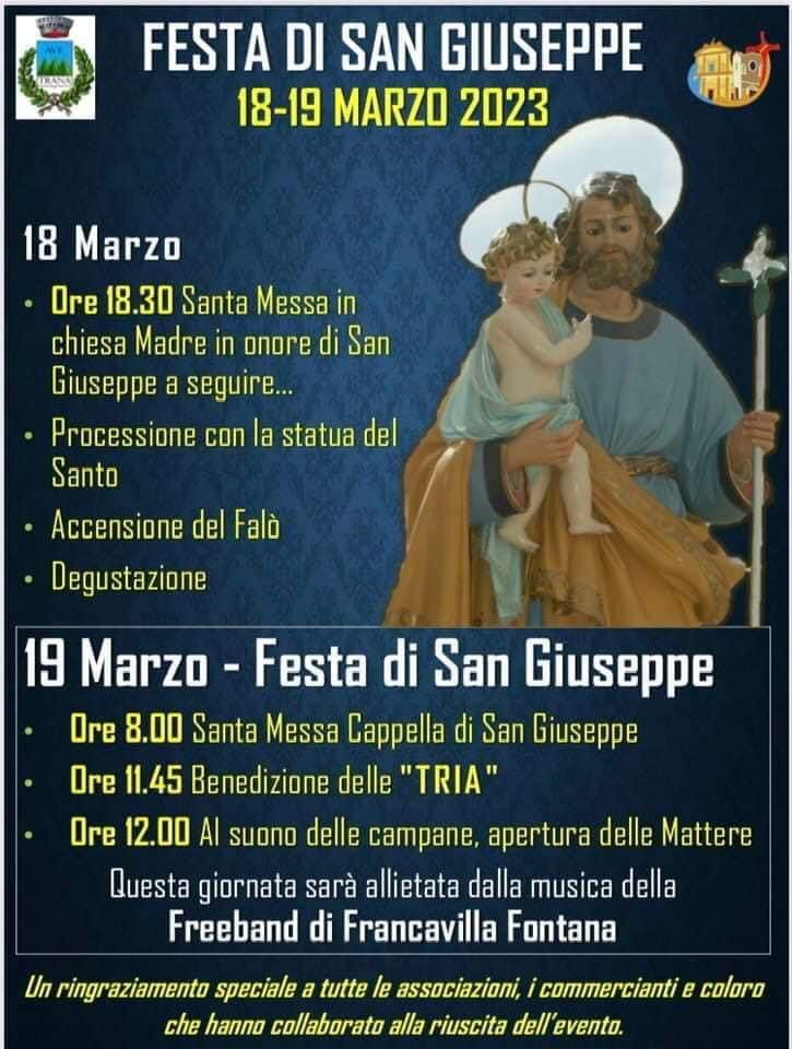 Festa di San Giuseppe 2023